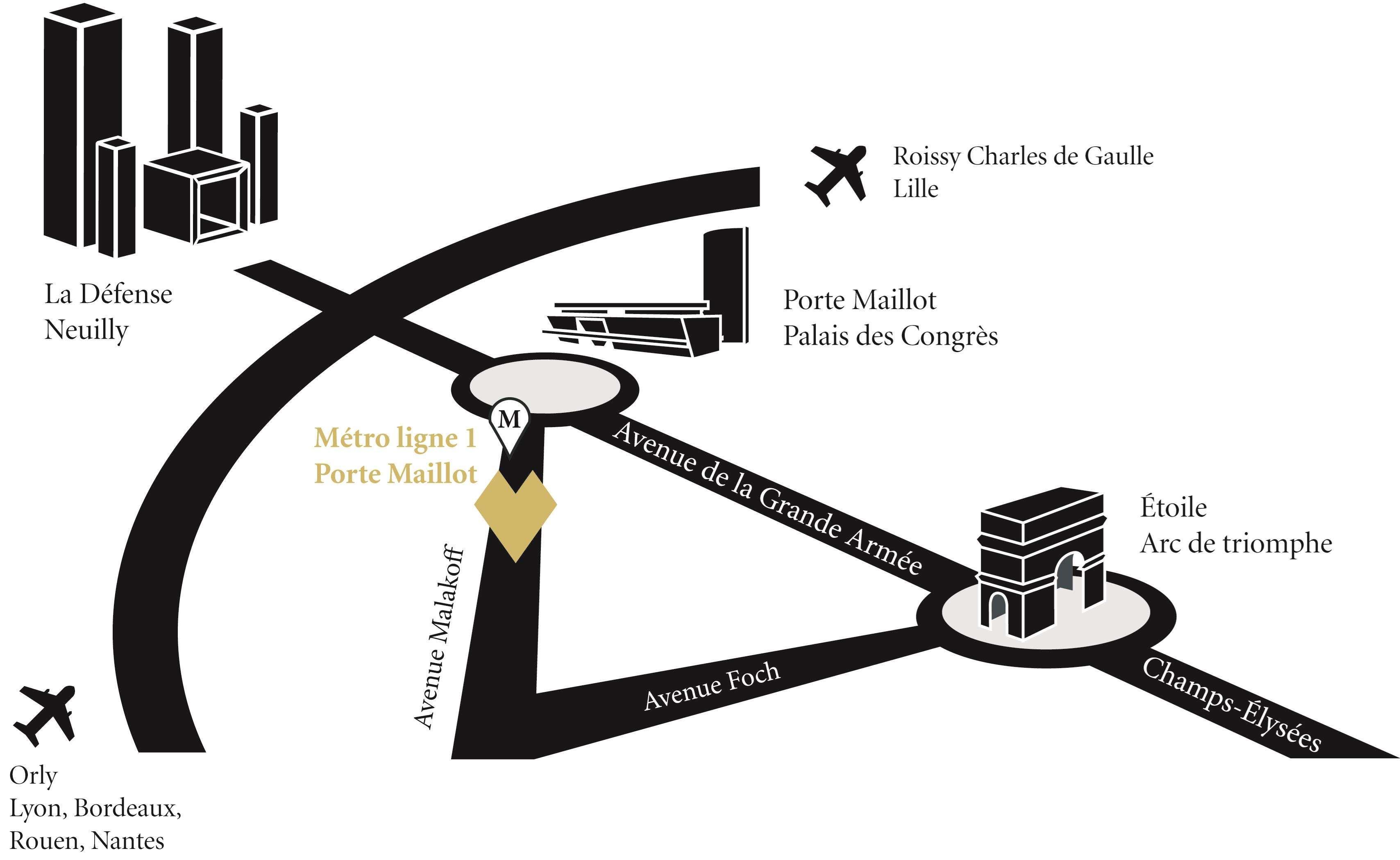 Hotel Etoile Maillot Париж Экстерьер фото